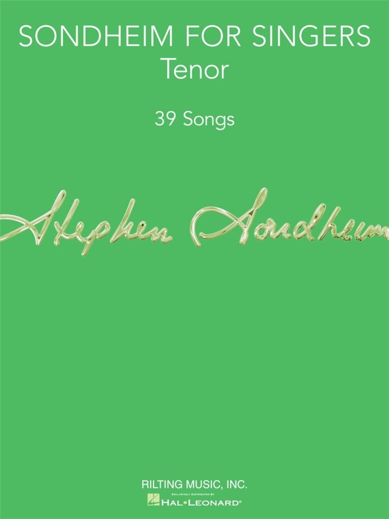 Sondheim for Singers - Tenor Vocal Collection